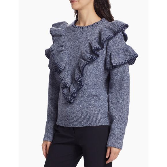 En Saison Women M Eclectic Grandma Cottagecore Granny Grunge Shabby Chic Ruffle - Picture 3 of 10